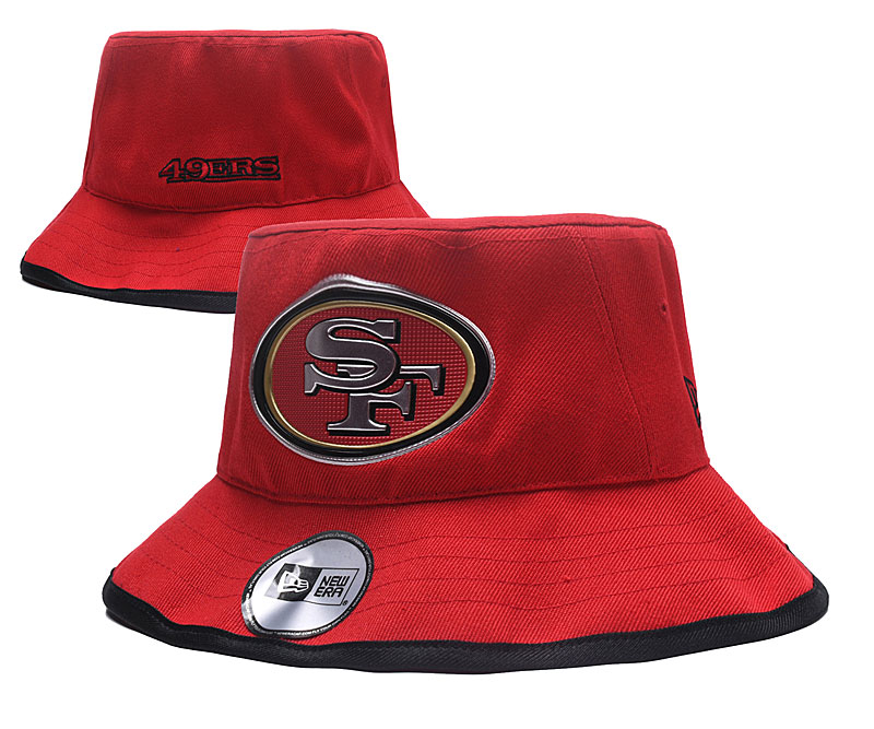 San Francisco 49ers 2025 Stitched Bucket Fisherman Hats 006